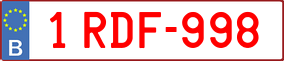 Truck License Plate